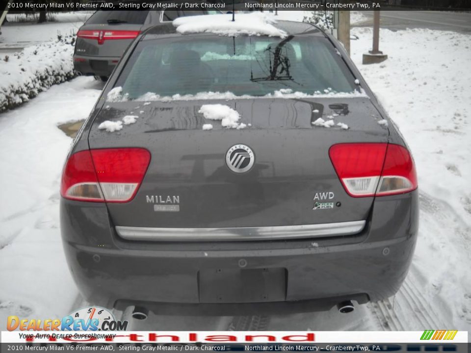 2010 Mercury Milan V6 Premier AWD Sterling Gray Metallic / Dark Charcoal Photo #3