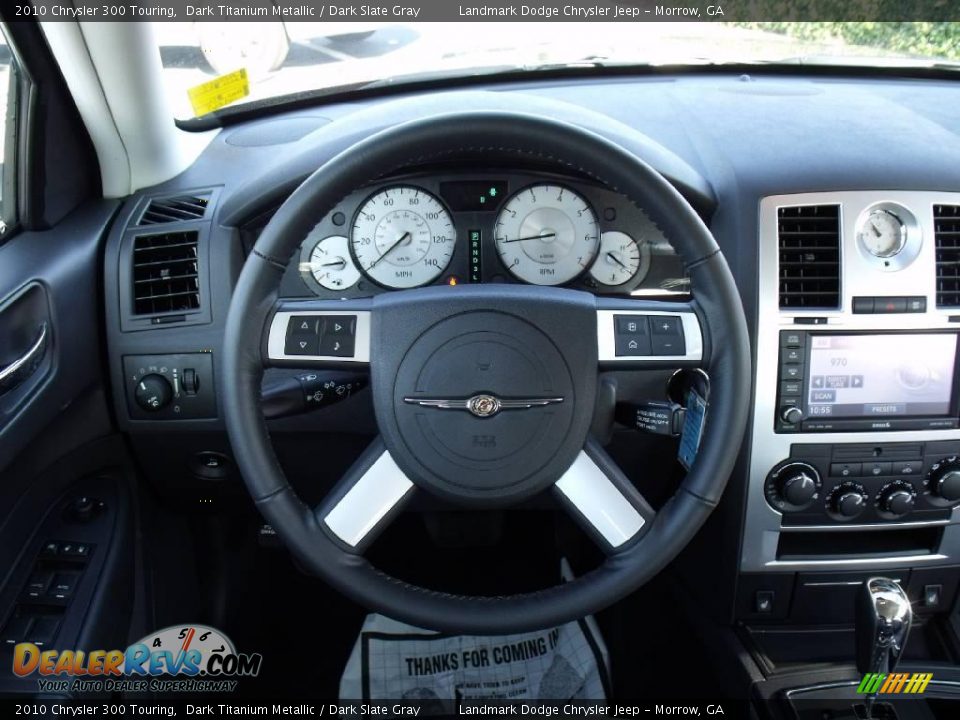 2010 Chrysler 300 Touring Dark Titanium Metallic / Dark Slate Gray Photo #12