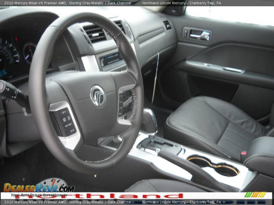 2010 Mercury Milan V6 Premier AWD Sterling Gray Metallic / Dark Charcoal Photo #7