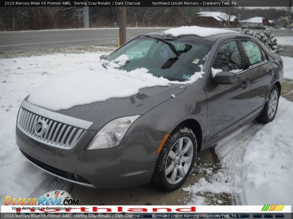 2010 Mercury Milan V6 Premier AWD Sterling Gray Metallic / Dark Charcoal Photo #12