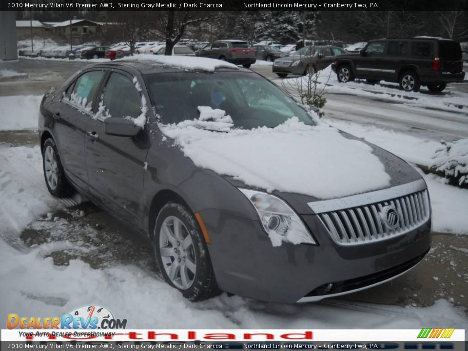 2010 Mercury Milan V6 Premier AWD Sterling Gray Metallic / Dark Charcoal Photo #14