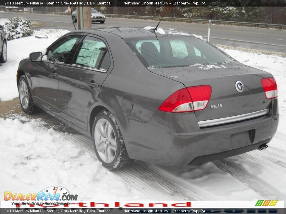 2010 Mercury Milan I4 Sterling Gray Metallic / Dark Charcoal Photo #4