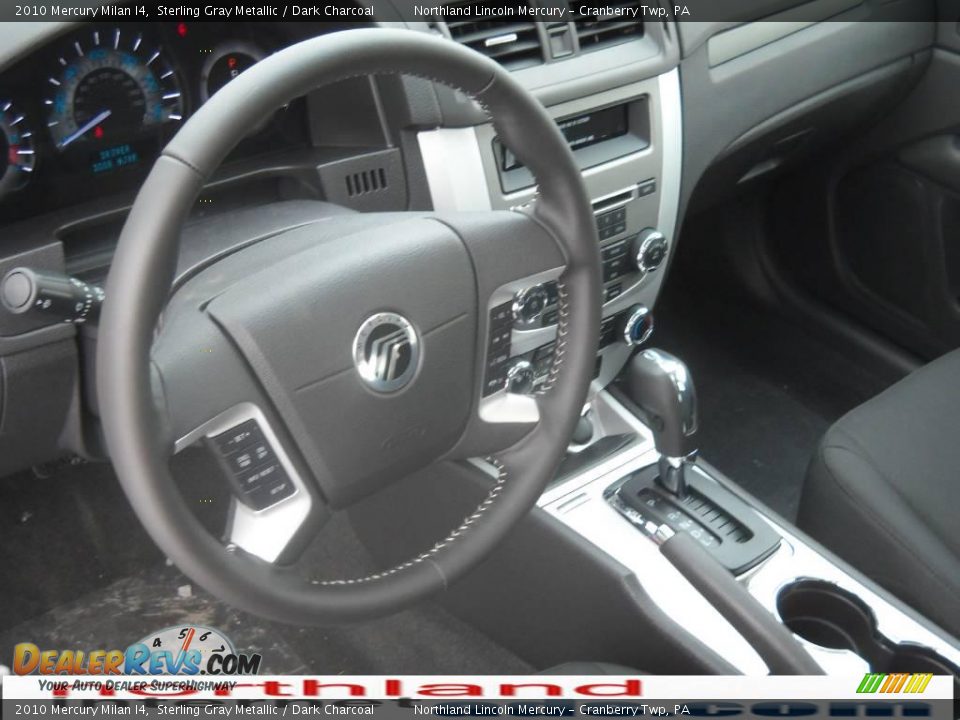 2010 Mercury Milan I4 Sterling Gray Metallic / Dark Charcoal Photo #7