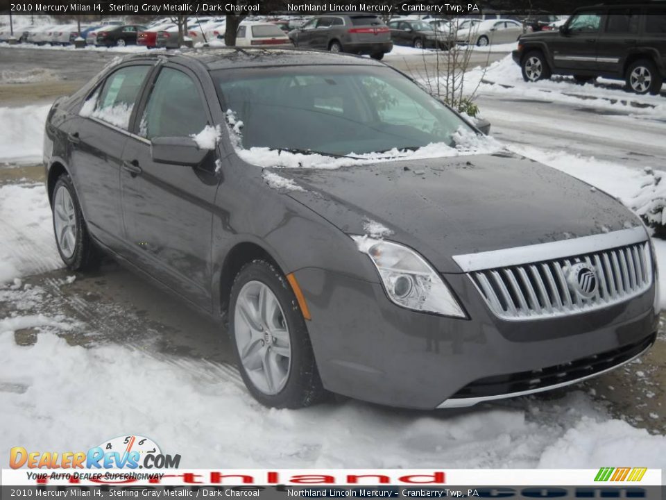 2010 Mercury Milan I4 Sterling Gray Metallic / Dark Charcoal Photo #14