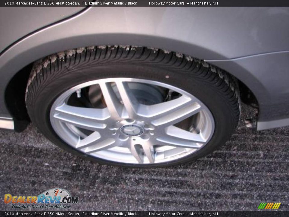 2010 Mercedes-Benz E 350 4Matic Sedan Palladium Silver Metallic / Black Photo #4