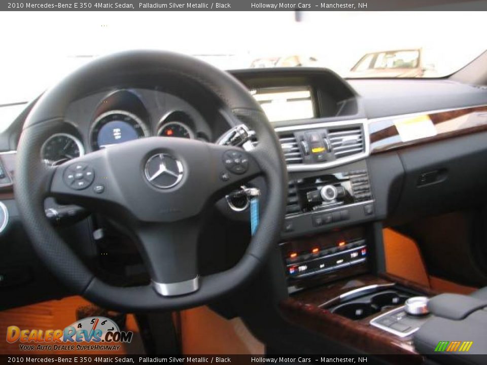 2010 Mercedes-Benz E 350 4Matic Sedan Palladium Silver Metallic / Black Photo #6