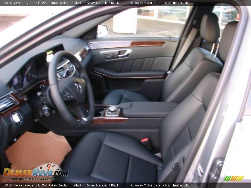 2010 Mercedes-Benz E 350 4Matic Sedan Palladium Silver Metallic / Black Photo #8