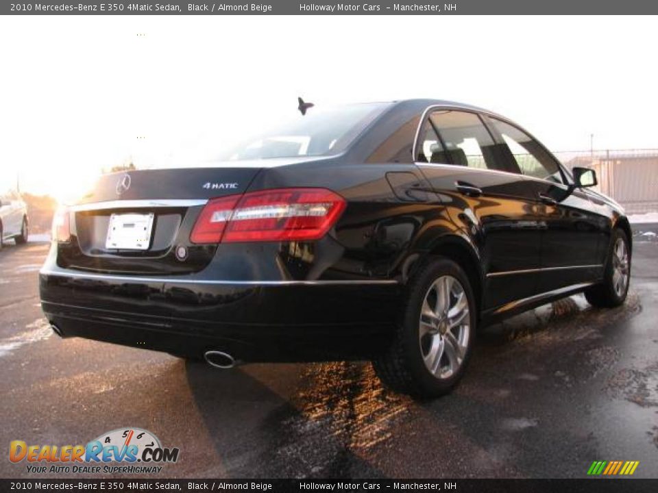 2010 Mercedes-Benz E 350 4Matic Sedan Black / Almond Beige Photo #3
