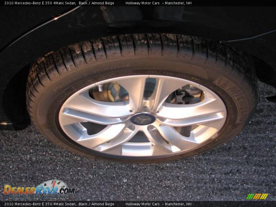 2010 Mercedes-Benz E 350 4Matic Sedan Black / Almond Beige Photo #4