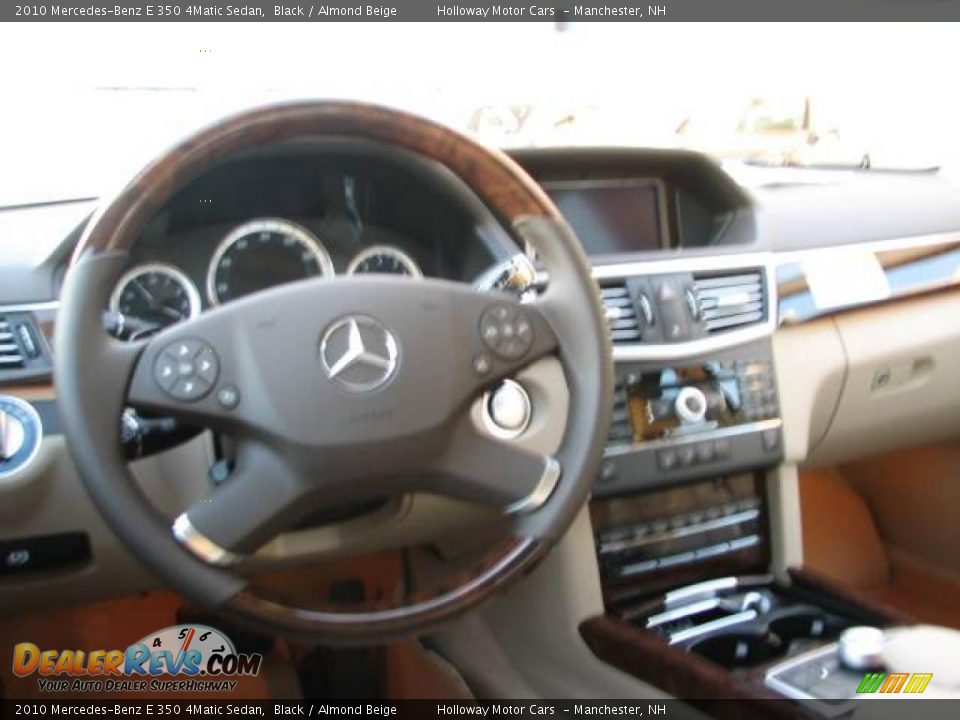 2010 Mercedes-Benz E 350 4Matic Sedan Black / Almond Beige Photo #6