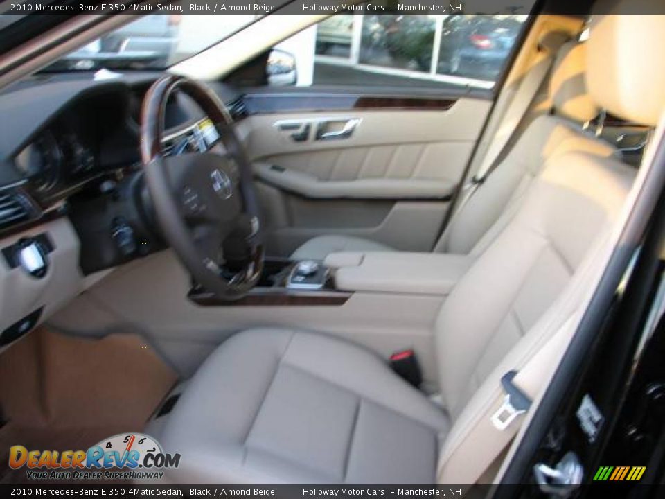 2010 Mercedes-Benz E 350 4Matic Sedan Black / Almond Beige Photo #7