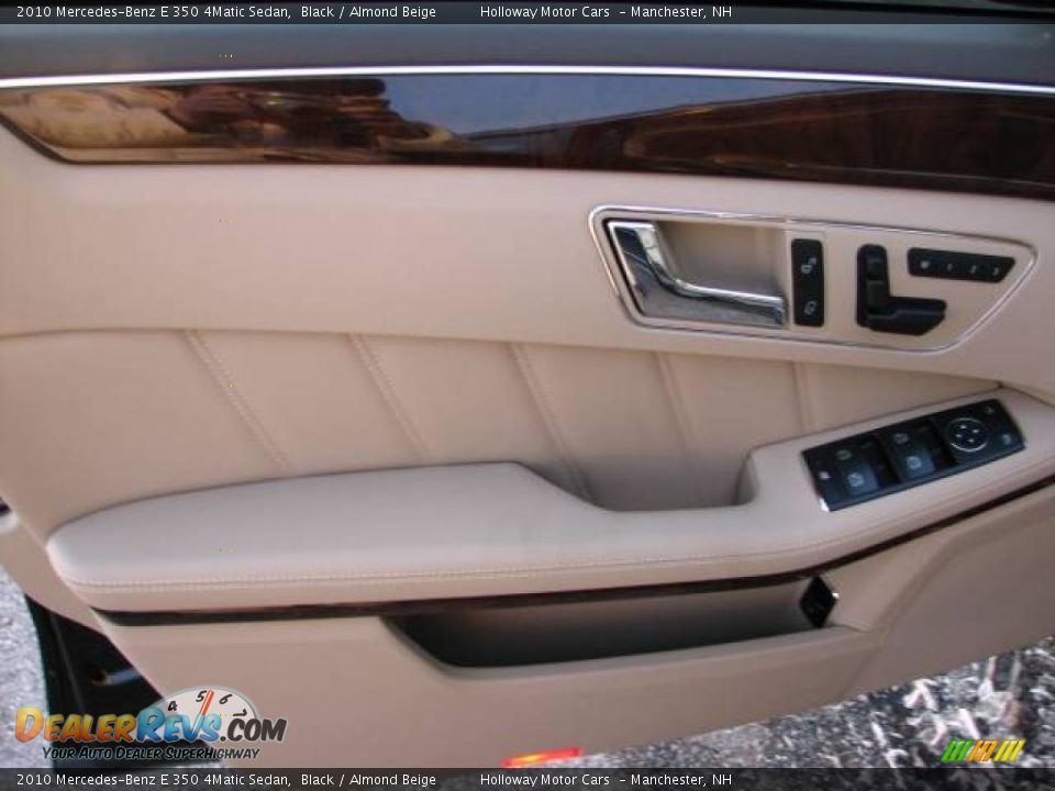 2010 Mercedes-Benz E 350 4Matic Sedan Black / Almond Beige Photo #8