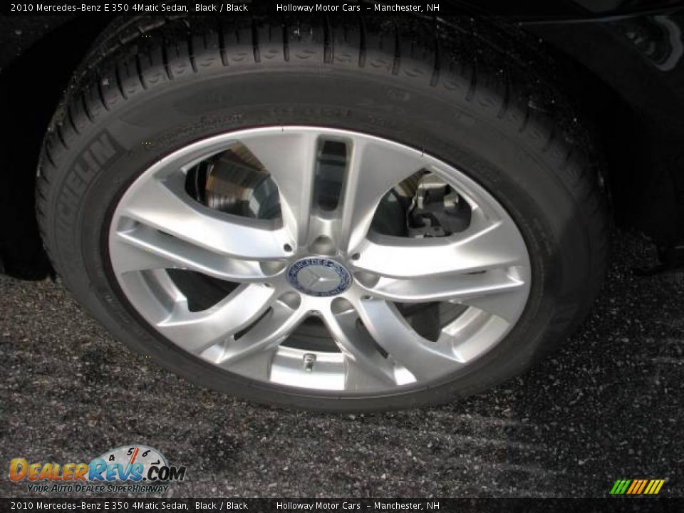 2010 Mercedes-Benz E 350 4Matic Sedan Black / Black Photo #4