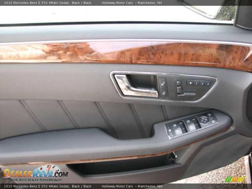 2010 Mercedes-Benz E 350 4Matic Sedan Black / Black Photo #7