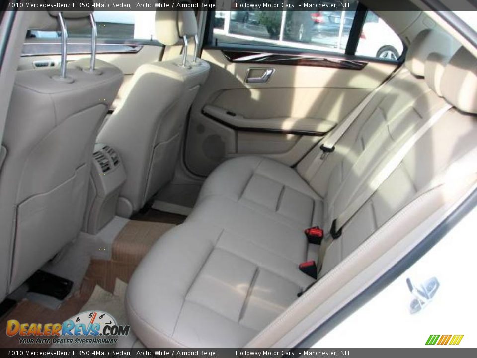 2010 Mercedes-Benz E 350 4Matic Sedan Arctic White / Almond Beige Photo #5