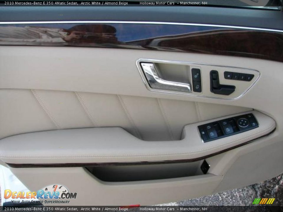 2010 Mercedes-Benz E 350 4Matic Sedan Arctic White / Almond Beige Photo #8