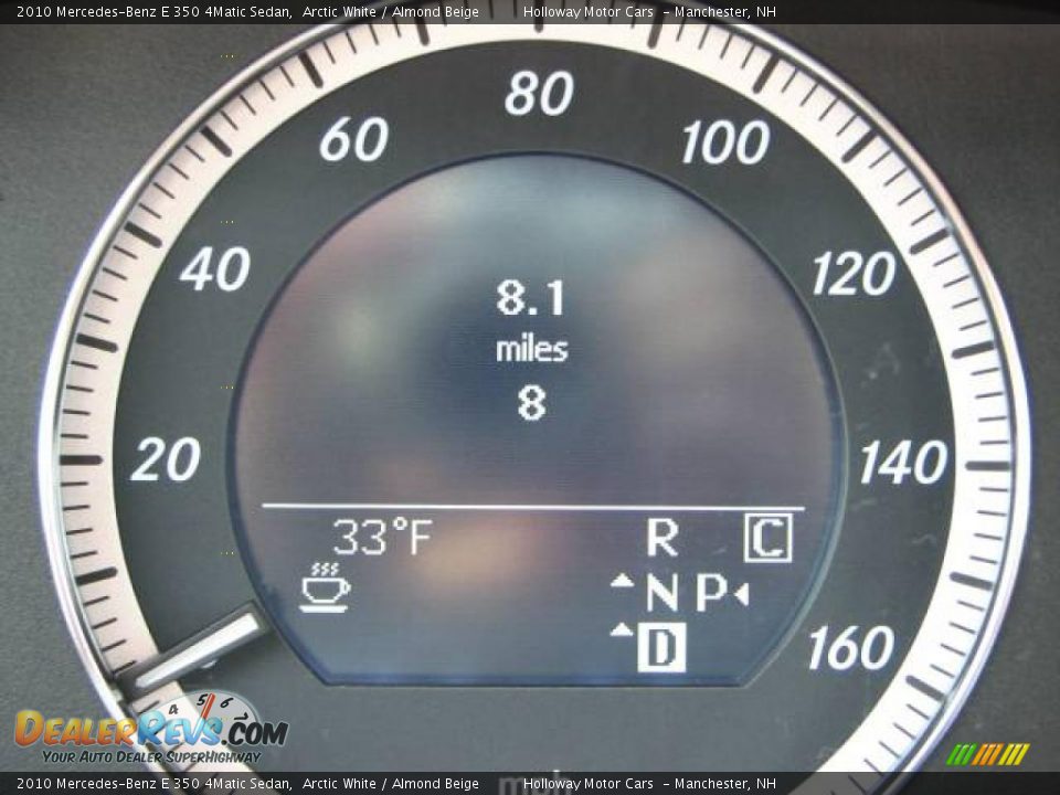2010 Mercedes-Benz E 350 4Matic Sedan Arctic White / Almond Beige Photo #9