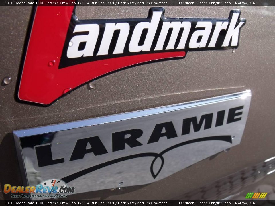 2010 Dodge Ram 1500 Laramie Crew Cab 4x4 Austin Tan Pearl / Dark Slate/Medium Graystone Photo #9