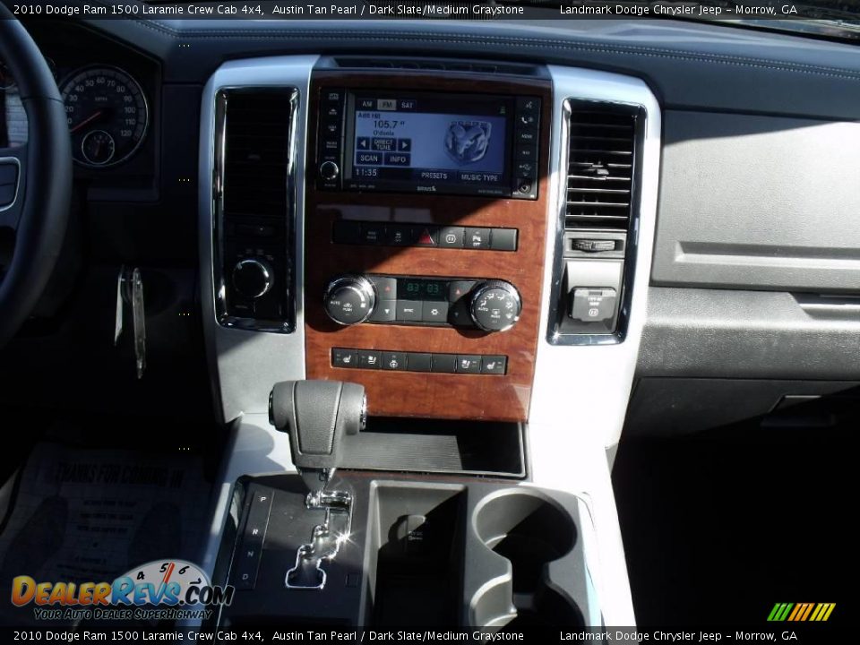 2010 Dodge Ram 1500 Laramie Crew Cab 4x4 Austin Tan Pearl / Dark Slate/Medium Graystone Photo #11