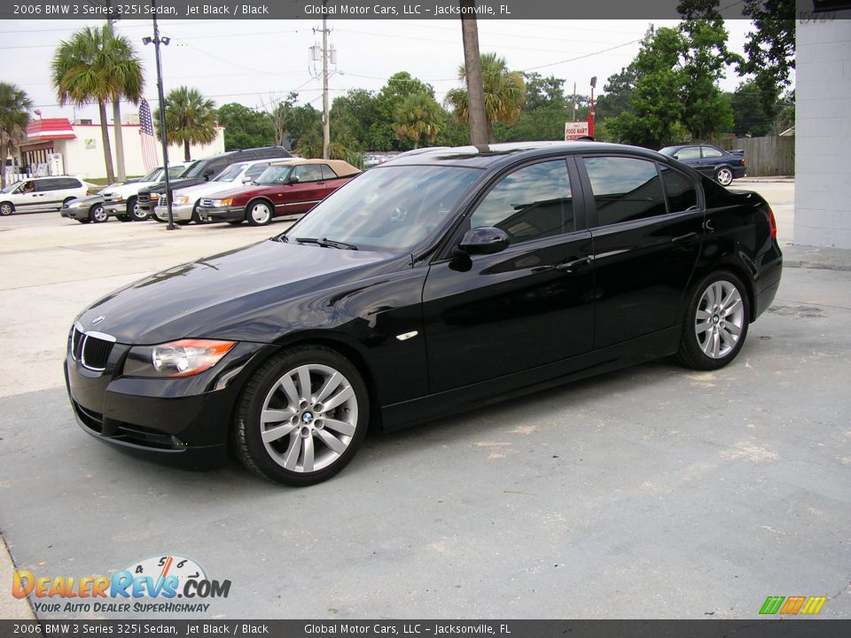 2006 BMW 3 Series 325i Sedan Jet Black / Black Photo #1