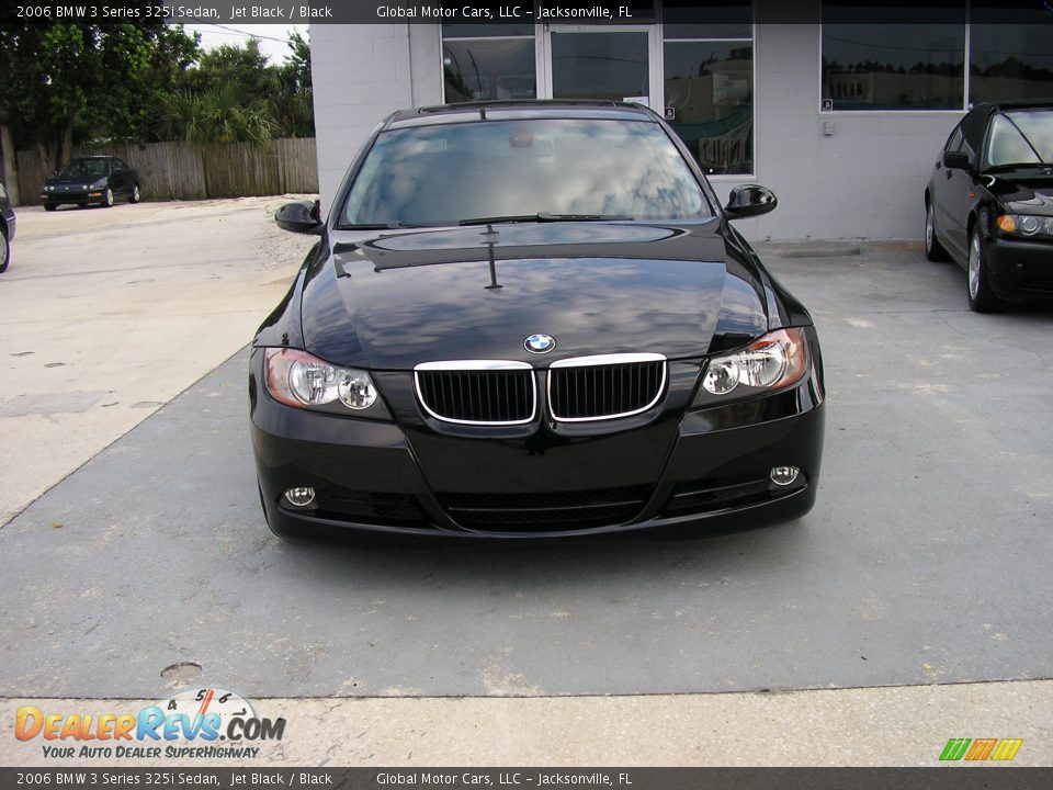 2006 BMW 3 Series 325i Sedan Jet Black / Black Photo #2