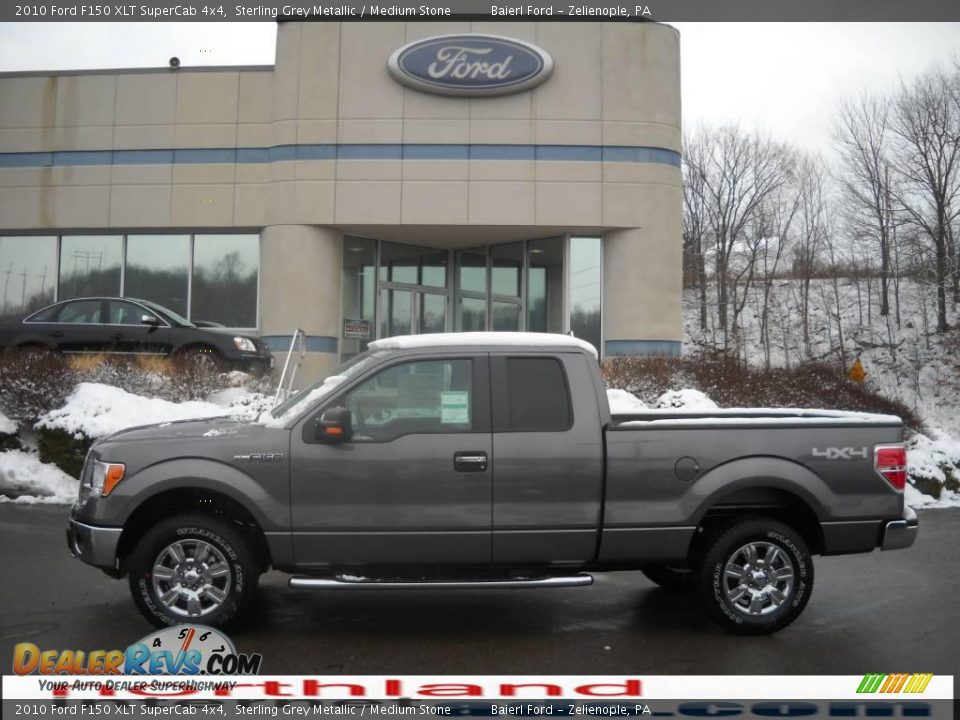 2010 Ford F150 XLT SuperCab 4x4 Sterling Grey Metallic / Medium Stone Photo #1