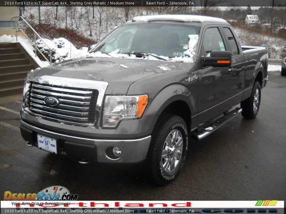 2010 Ford F150 XLT SuperCab 4x4 Sterling Grey Metallic / Medium Stone Photo #2