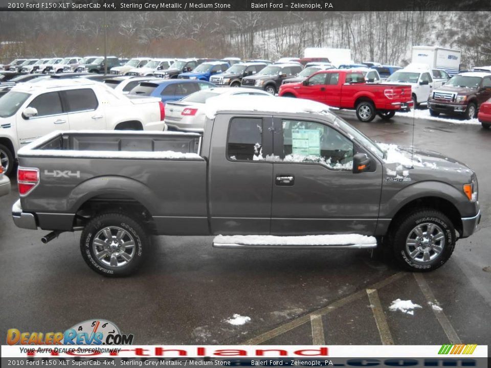 2010 Ford F150 XLT SuperCab 4x4 Sterling Grey Metallic / Medium Stone Photo #5
