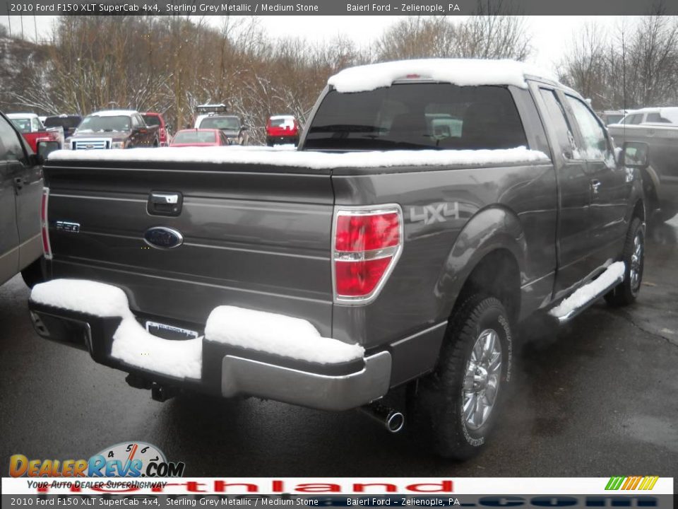 2010 Ford F150 XLT SuperCab 4x4 Sterling Grey Metallic / Medium Stone Photo #6
