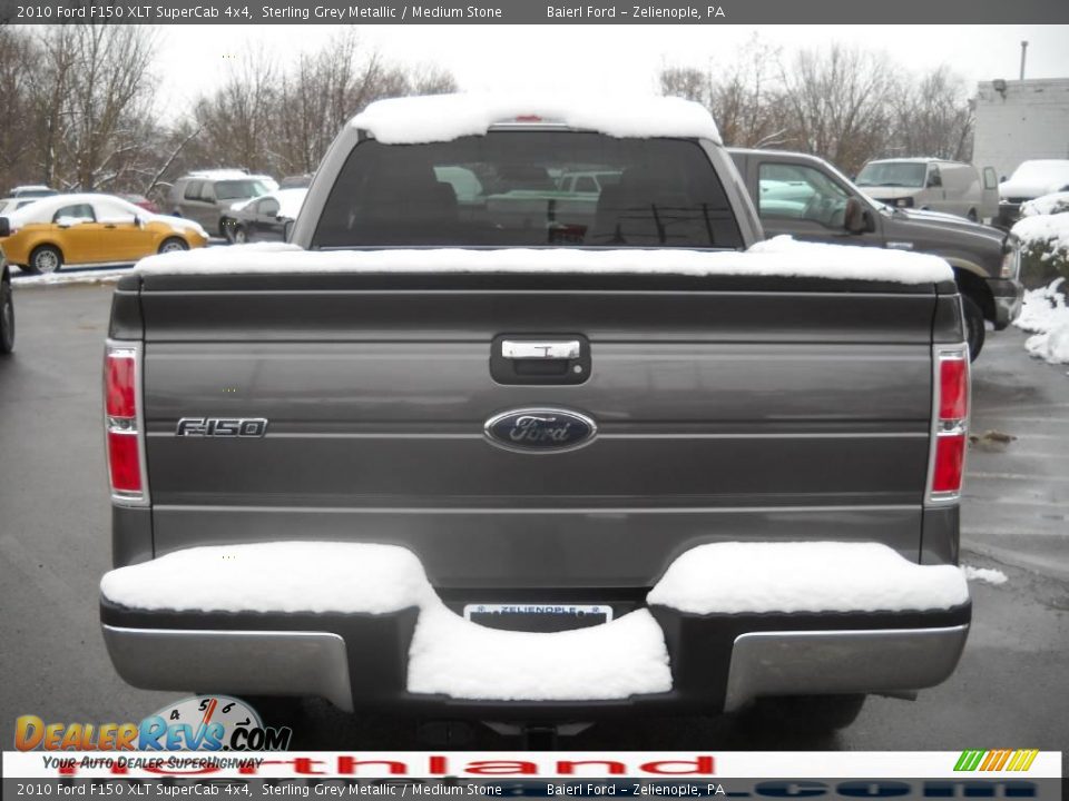 2010 Ford F150 XLT SuperCab 4x4 Sterling Grey Metallic / Medium Stone Photo #7