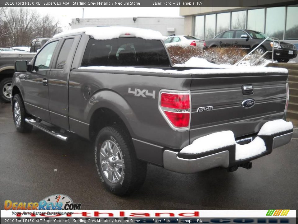 2010 Ford F150 XLT SuperCab 4x4 Sterling Grey Metallic / Medium Stone Photo #8