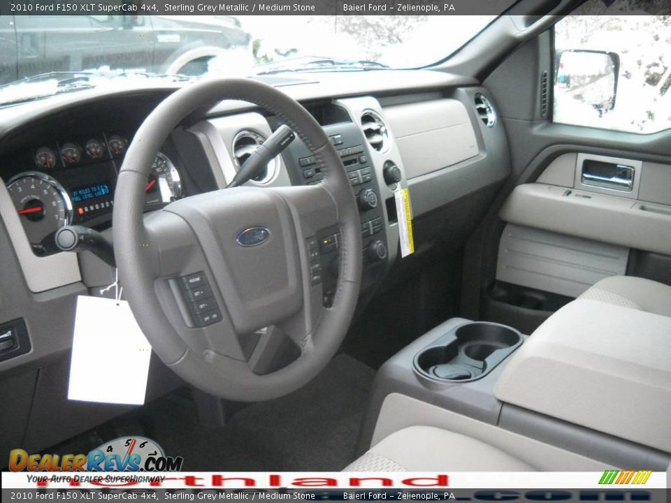 2010 Ford F150 XLT SuperCab 4x4 Sterling Grey Metallic / Medium Stone Photo #10