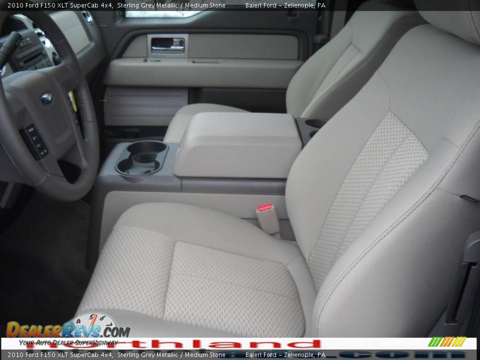 2010 Ford F150 XLT SuperCab 4x4 Sterling Grey Metallic / Medium Stone Photo #11