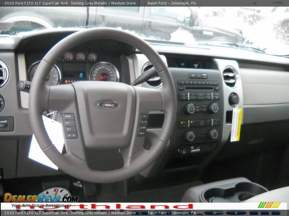 2010 Ford F150 XLT SuperCab 4x4 Sterling Grey Metallic / Medium Stone Photo #14