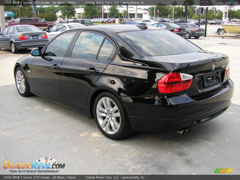 2006 BMW 3 Series 325i Sedan Jet Black / Black Photo #4
