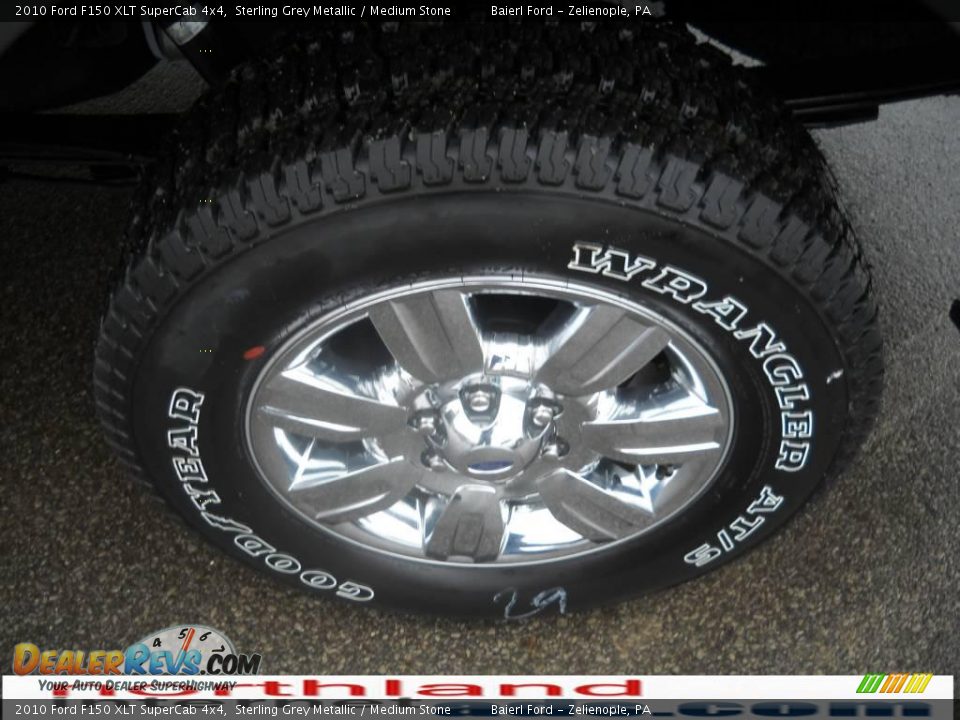 2010 Ford F150 XLT SuperCab 4x4 Sterling Grey Metallic / Medium Stone Photo #16