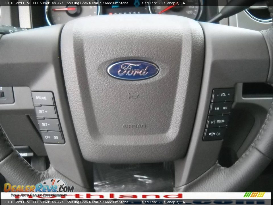 2010 Ford F150 XLT SuperCab 4x4 Sterling Grey Metallic / Medium Stone Photo #19