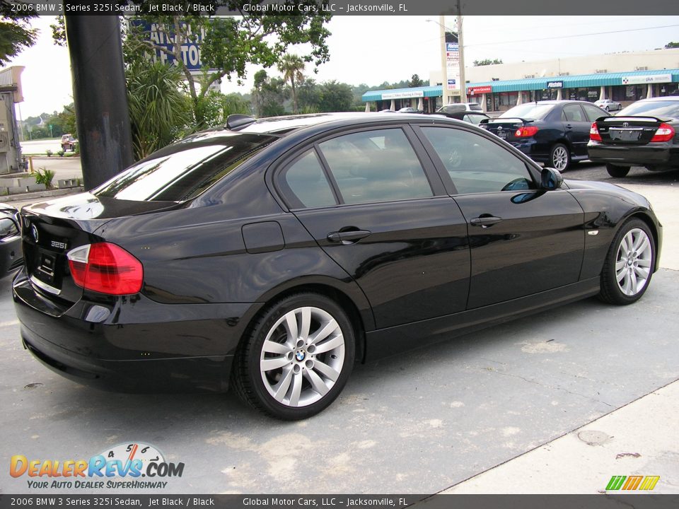 2006 BMW 3 Series 325i Sedan Jet Black / Black Photo #6