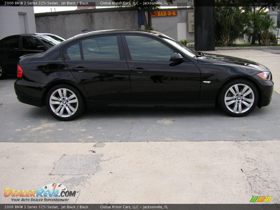 2006 BMW 3 Series 325i Sedan Jet Black / Black Photo #7