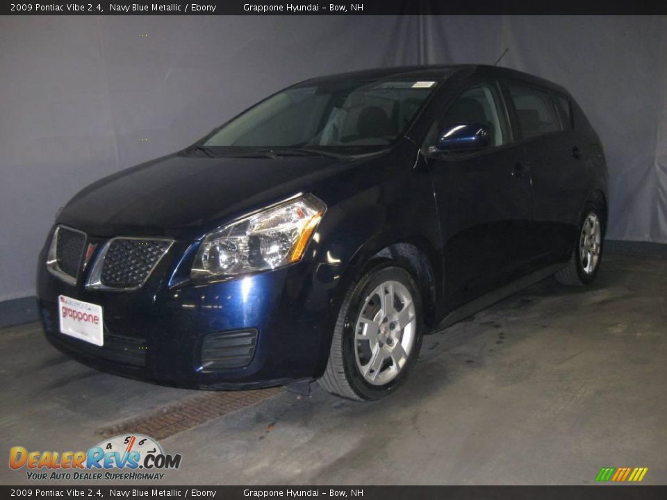 2009 Pontiac Vibe 2.4 Navy Blue Metallic / Ebony Photo #1