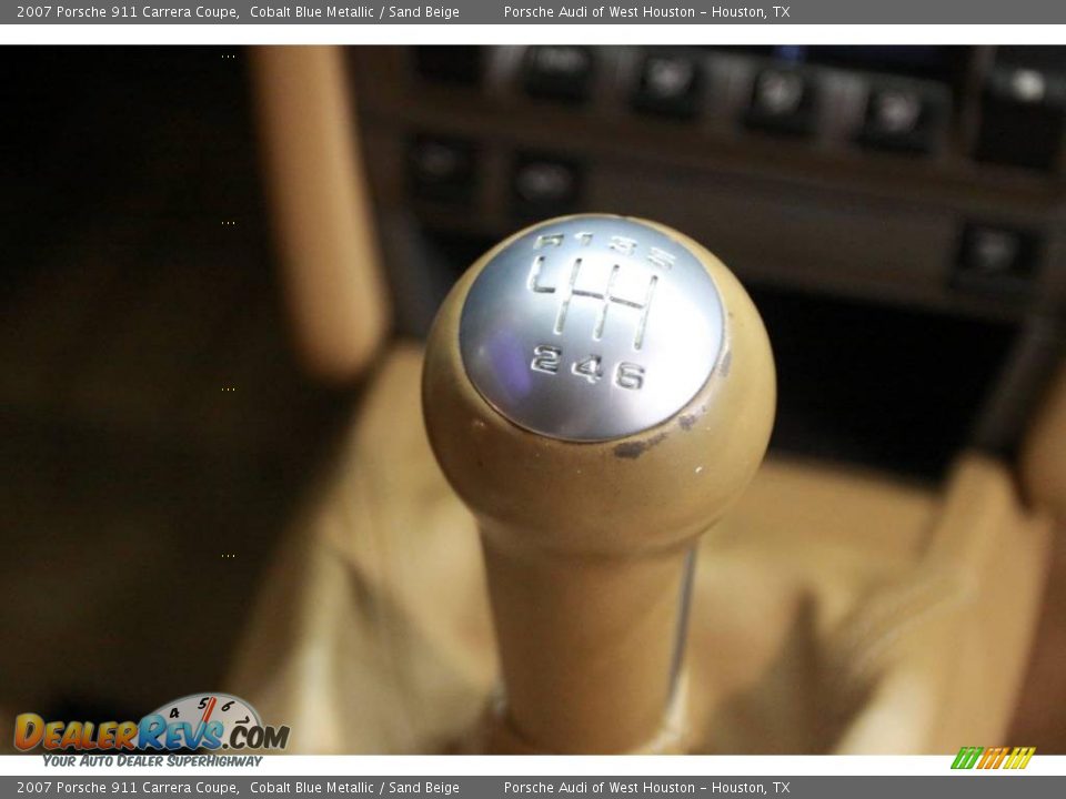 2007 Porsche 911 Carrera Coupe Cobalt Blue Metallic / Sand Beige Photo #19