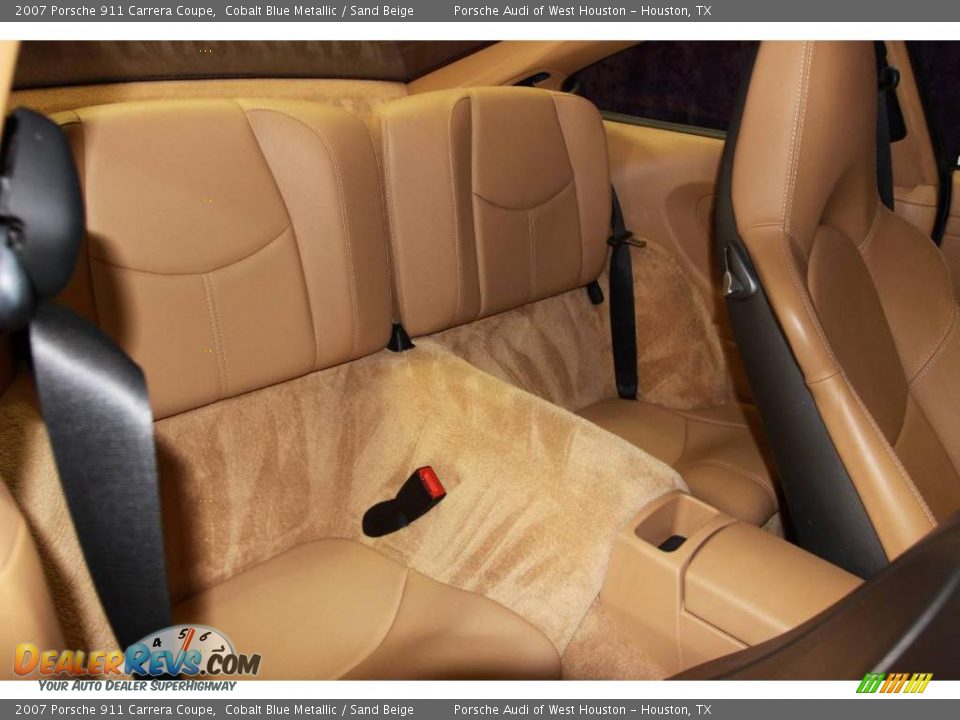 2007 Porsche 911 Carrera Coupe Cobalt Blue Metallic / Sand Beige Photo #23