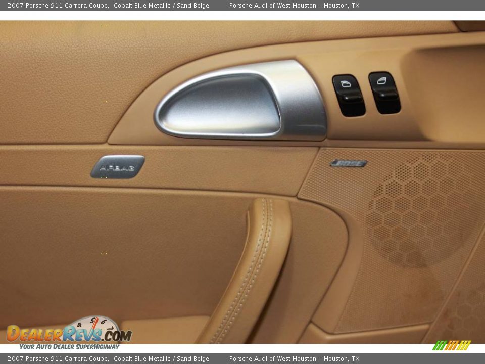 2007 Porsche 911 Carrera Coupe Cobalt Blue Metallic / Sand Beige Photo #27