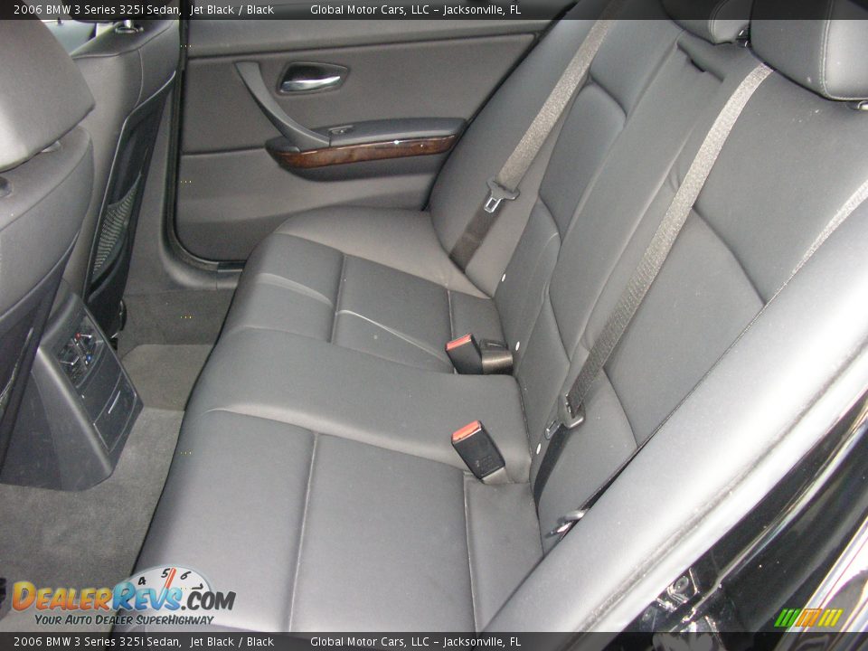 2006 BMW 3 Series 325i Sedan Jet Black / Black Photo #10