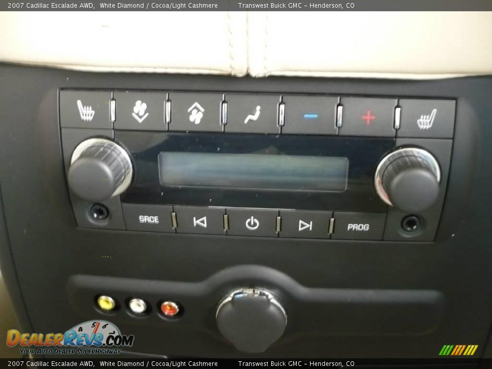 2007 Cadillac Escalade AWD White Diamond / Cocoa/Light Cashmere Photo #15