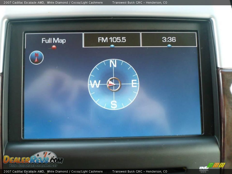 2007 Cadillac Escalade AWD White Diamond / Cocoa/Light Cashmere Photo #25