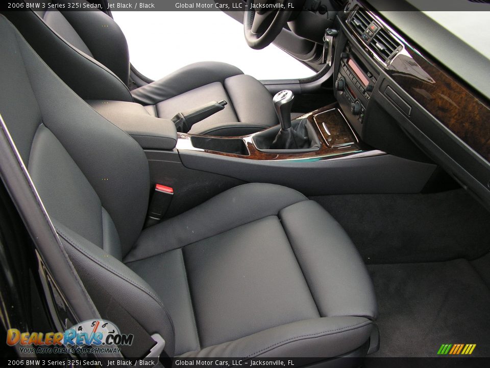 2006 BMW 3 Series 325i Sedan Jet Black / Black Photo #11