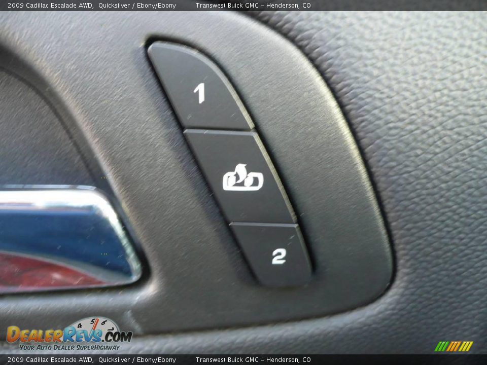 2009 Cadillac Escalade AWD Quicksilver / Ebony/Ebony Photo #9