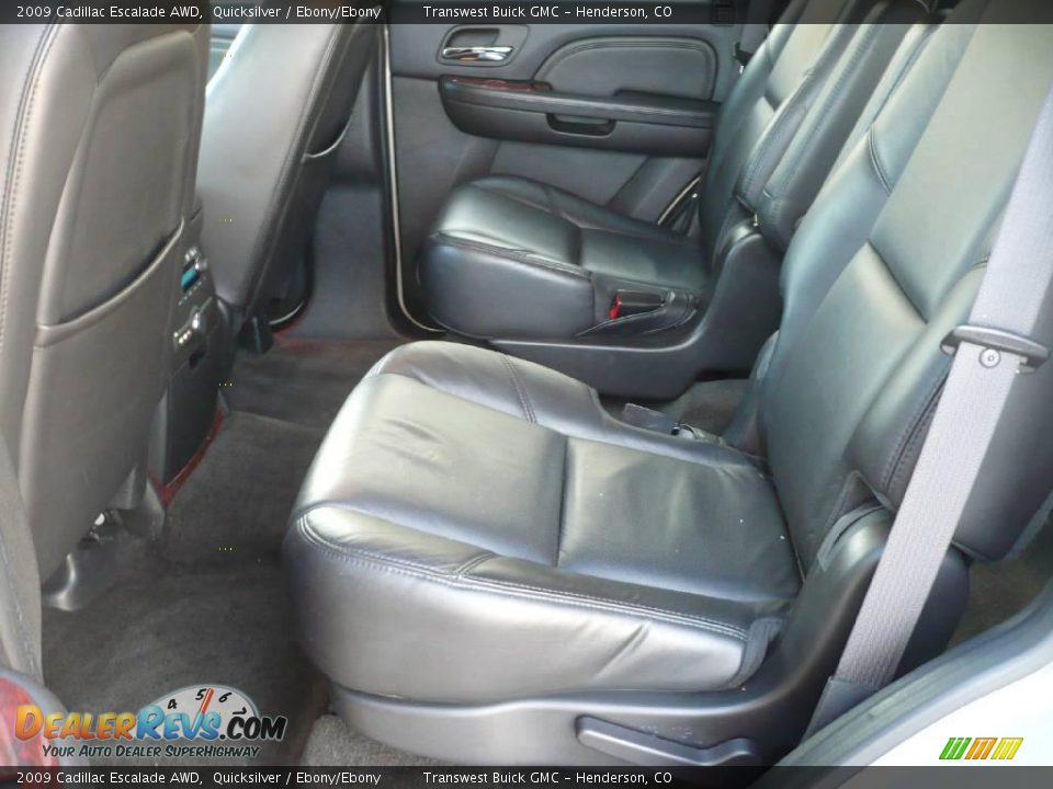 2009 Cadillac Escalade AWD Quicksilver / Ebony/Ebony Photo #11