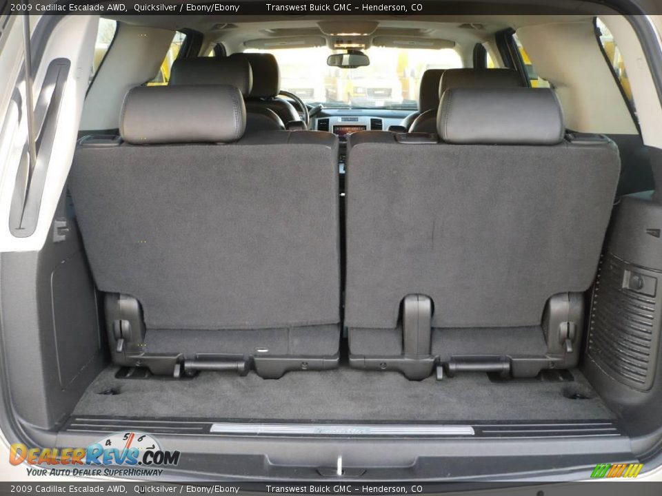 2009 Cadillac Escalade AWD Quicksilver / Ebony/Ebony Photo #12
